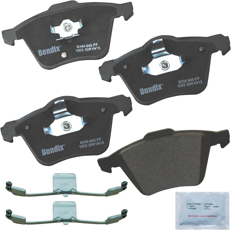 Bendix Priority1 CFM1003 Semi-Metallic Front Brake Pads for Volvo XC90 2014-2003 - Image 1